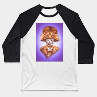 Masquerade Lion Baseball T-Shirt